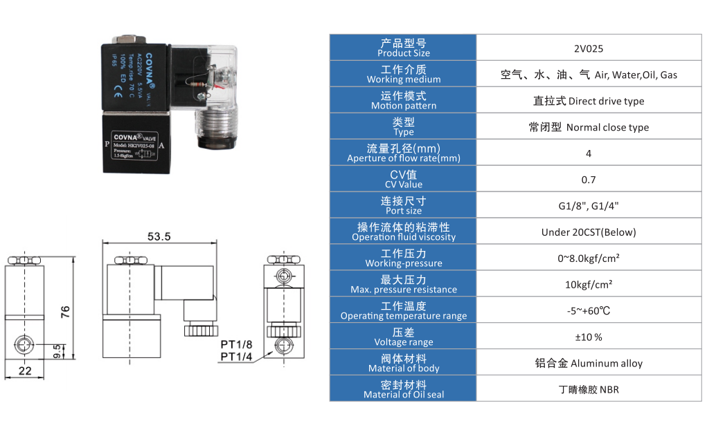  小型電磁閥